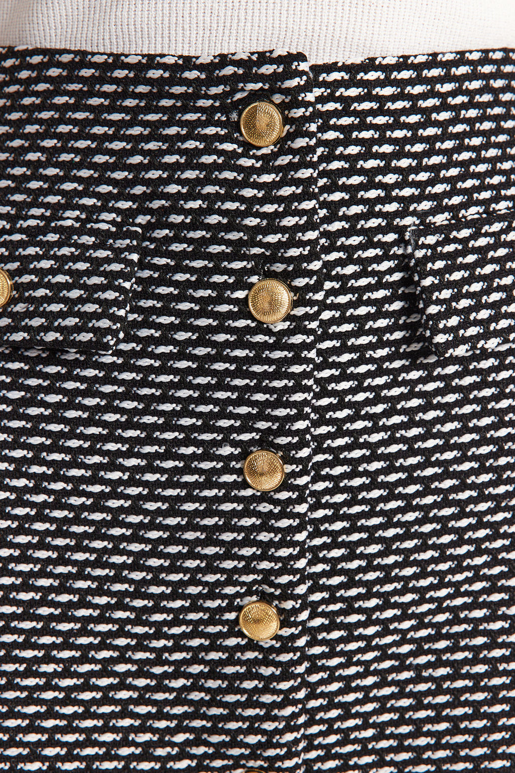 TRENDYOLMILLA Siyah Dugme Detayl? Tuvit Kumas Mini Dokuma Etek TWOAW24ET00142 фото 4