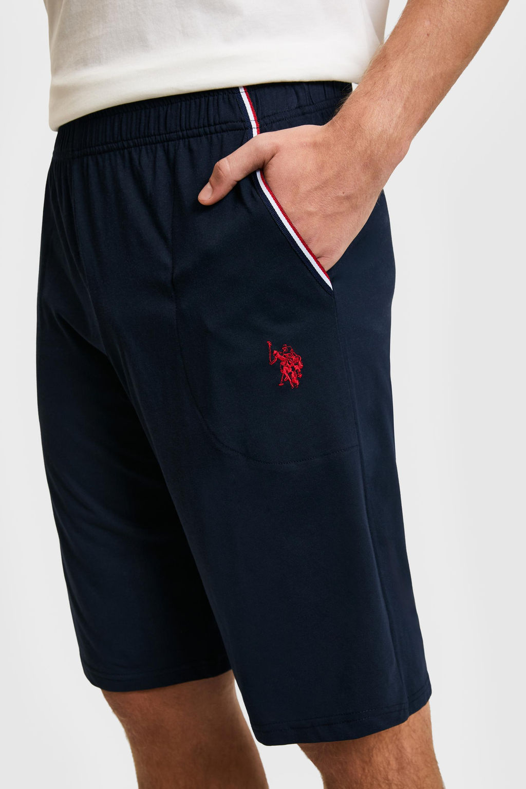Erkek Beyaz Pijama Tak_m_