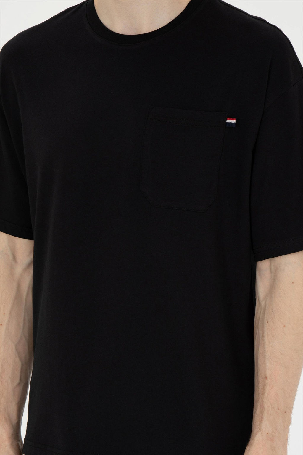 Мужская черная футболка - U.s. polo assn фото 6