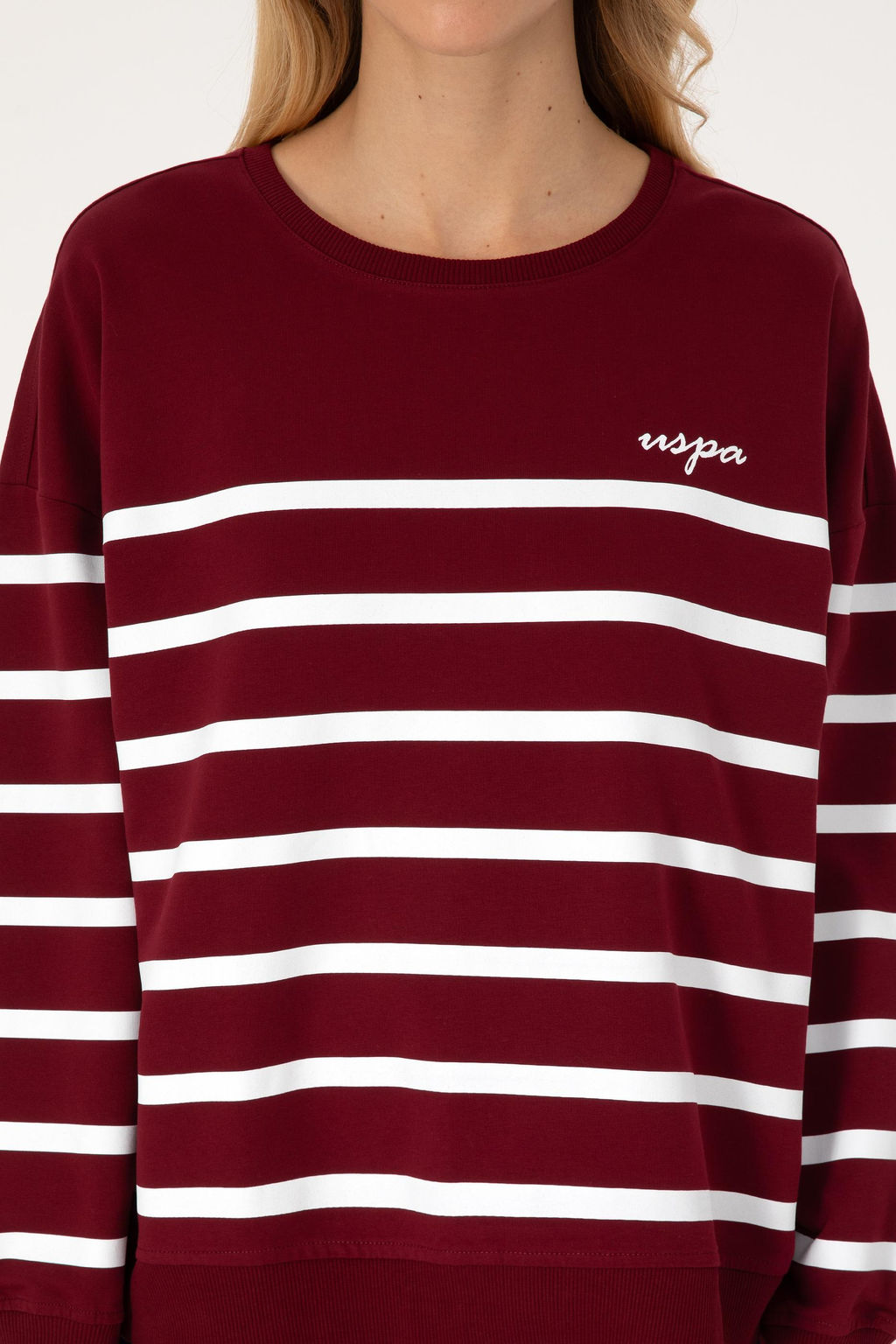 Kad_n Bordo Sweatshirt - U.s. polo assn фото 6