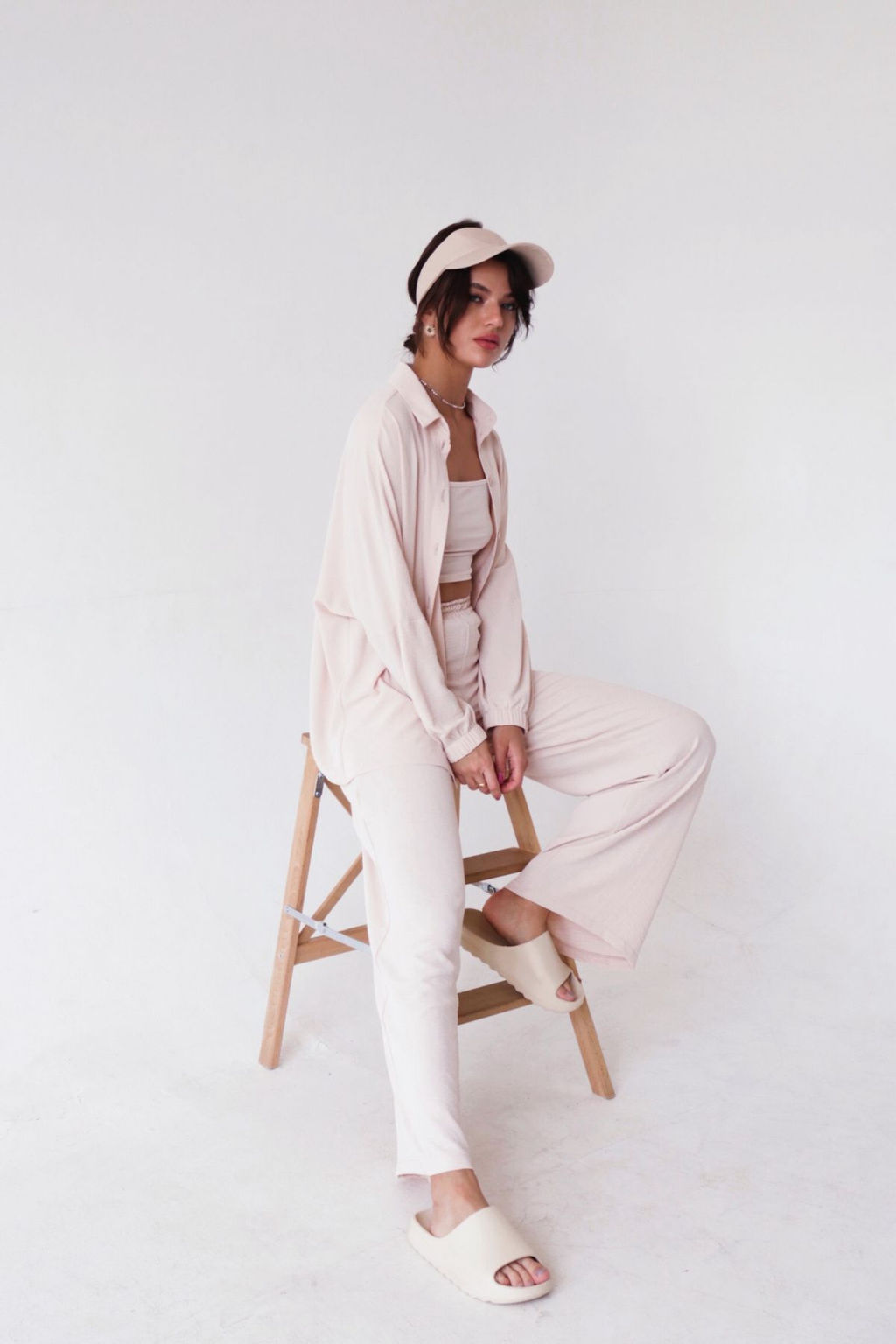 9608 Костюм в пижамном стиле айвори - Martichelli фото 4