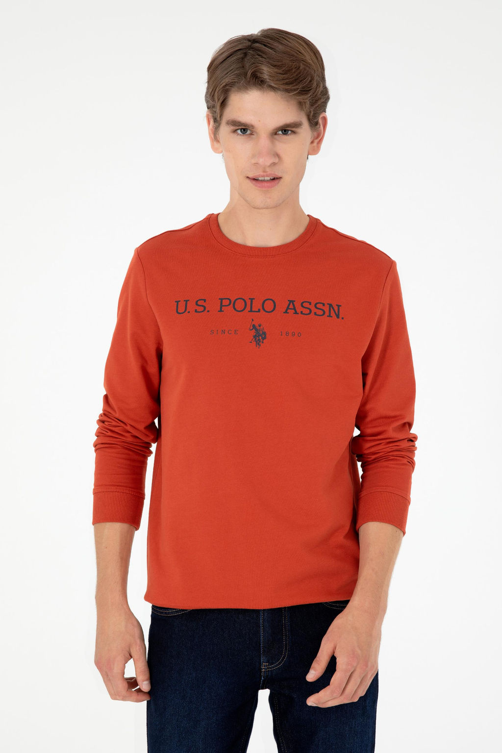 Мужской свитшот с плиткой Неожиданная скидка в корзине - U.s. polo assn фото 3