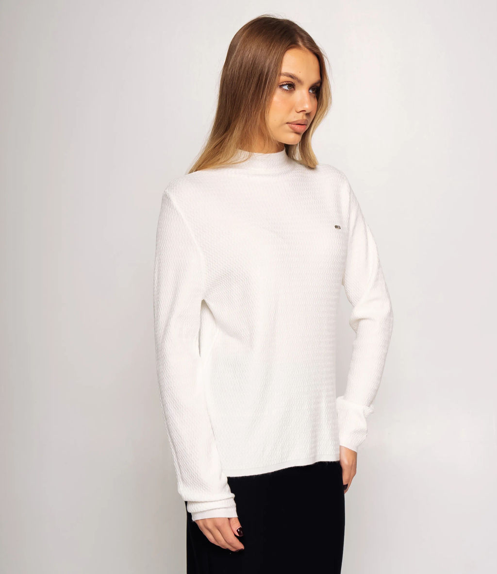 Водолазка #КТ33339, молочный - Dommod фото 2