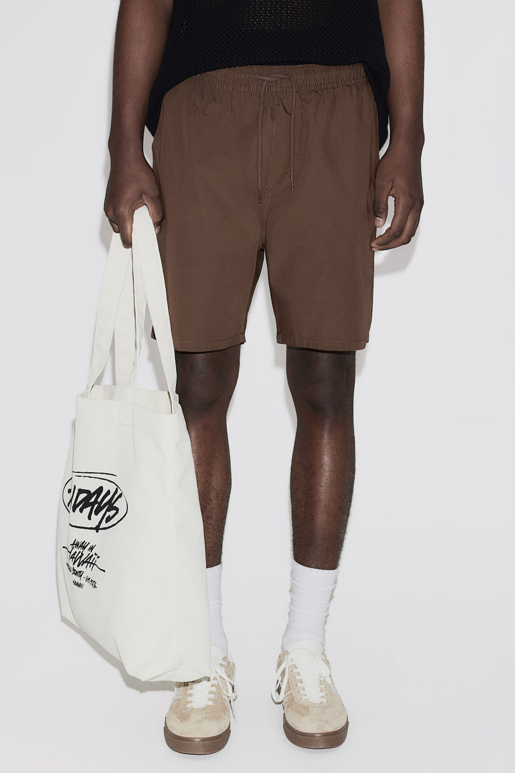 Pantalon corto de algodon Regular Fit - H&m фото 2