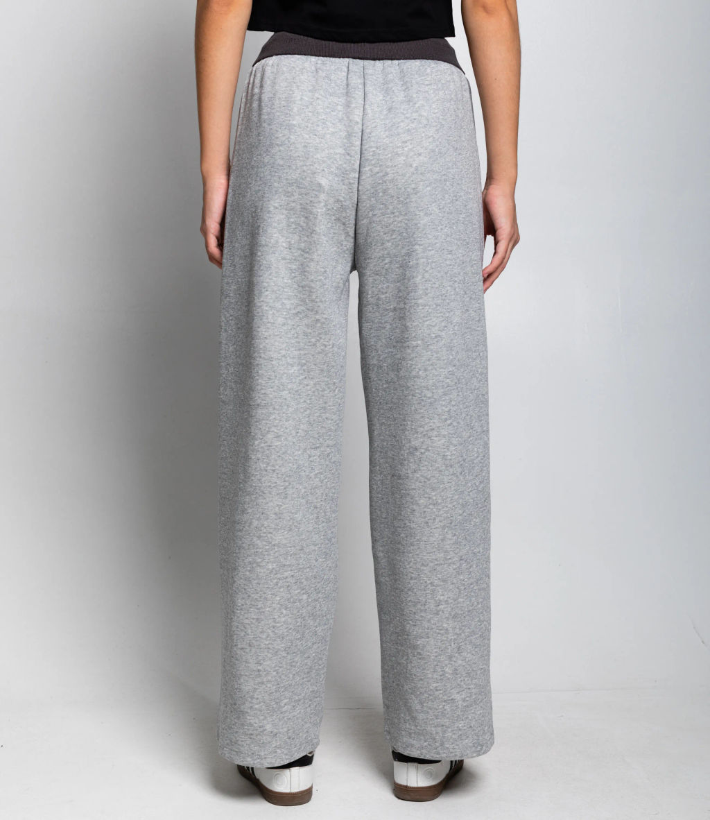 Спортивные брюки #КТ01 (14), серый меланж