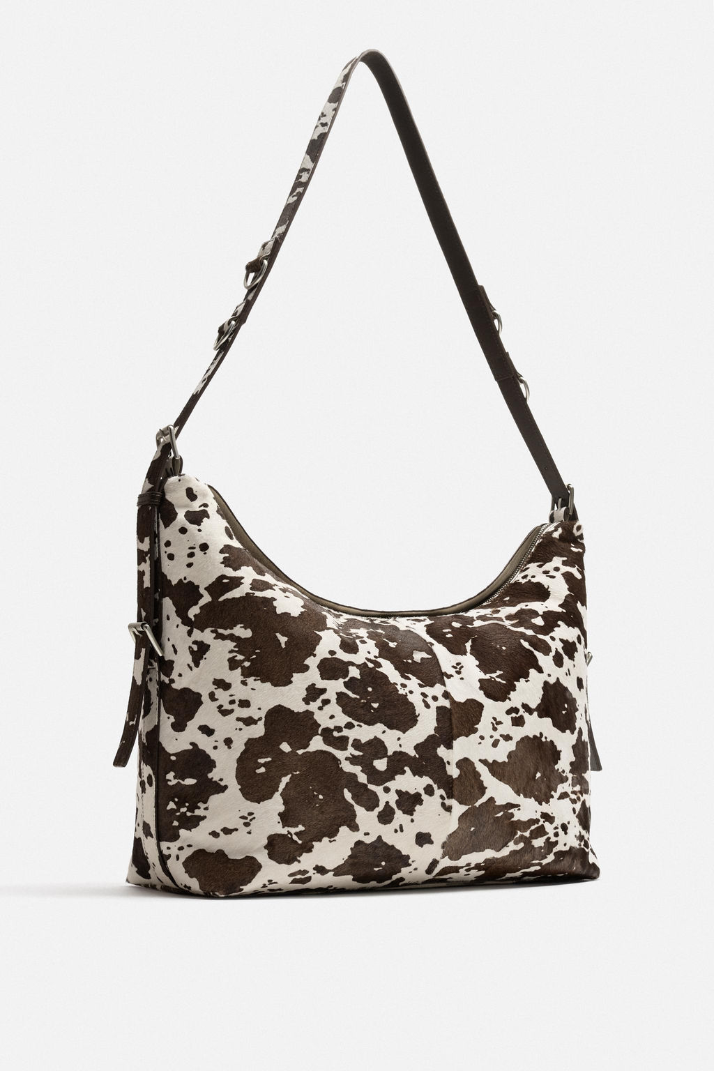 ANIMAL PRINT LEATHER TOTE BAG - Zara фото 4