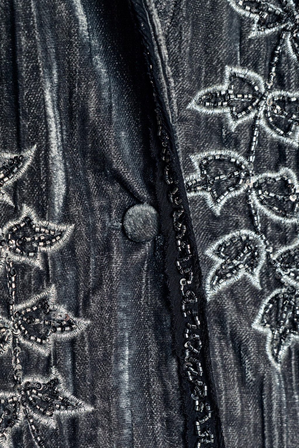 ZW COLLECTION LIMITED EDITION EMBROIDERED VELVET KIMONO - Zara фото 12