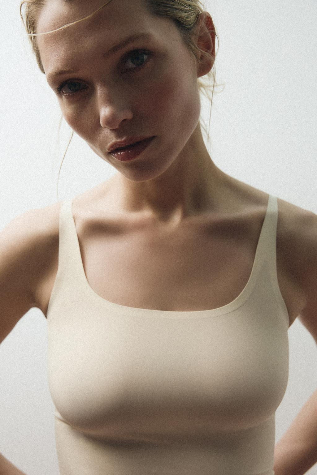 POLYAMIDE STRAP TOP - Zara фото 4