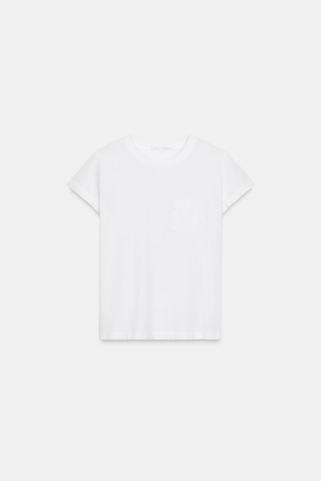 WASHED T-SHIRT WITH POCKET - Zara фото 35