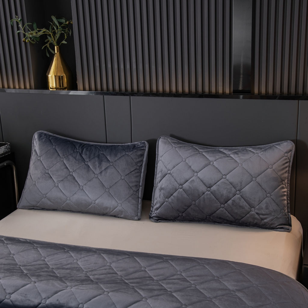 Велюровое покрывало ромб OVF036 240*260