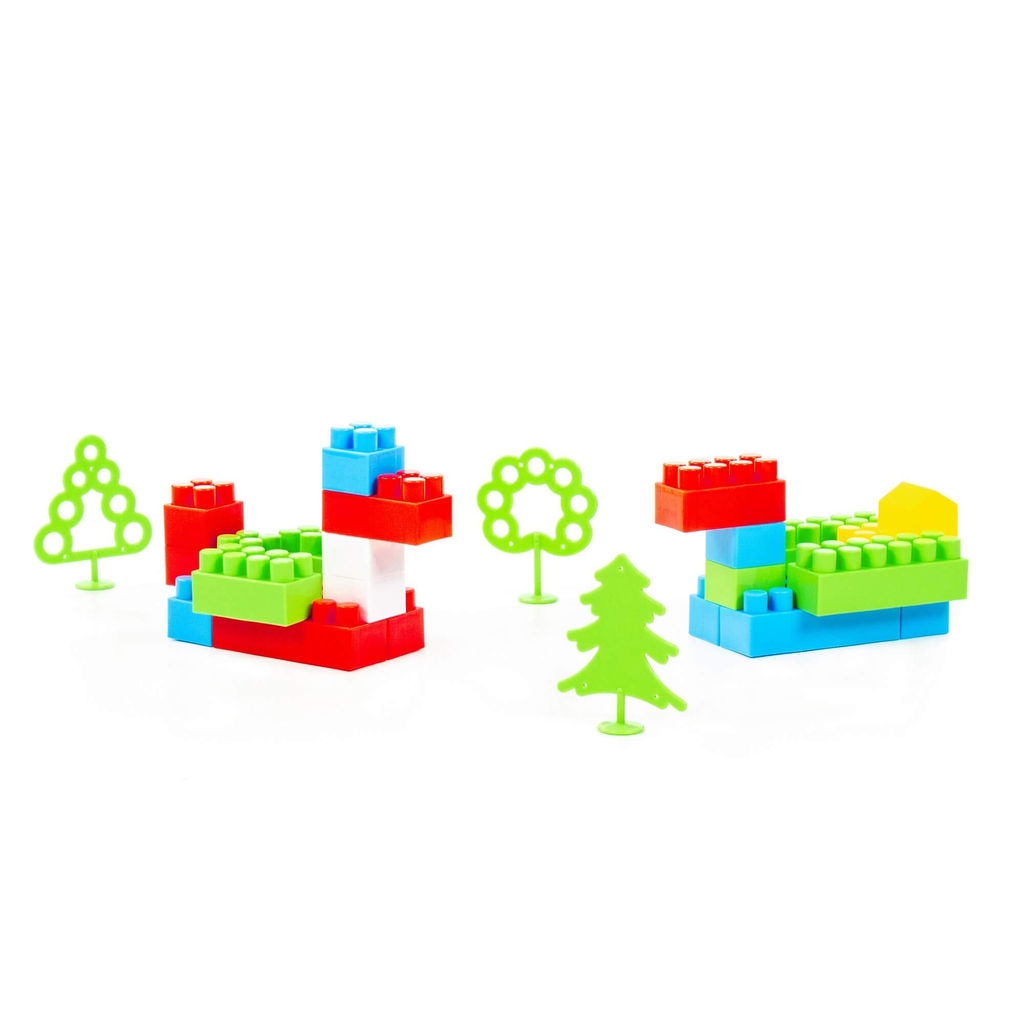 Конструктор Строитель (Мини, 44 элемента) (в мешке) - Полесье фото 5