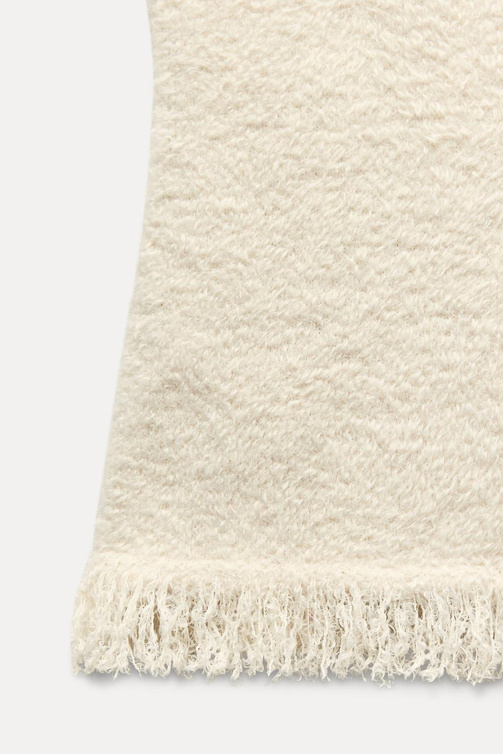 FRINGED KNIT TOP - Zara фото 8