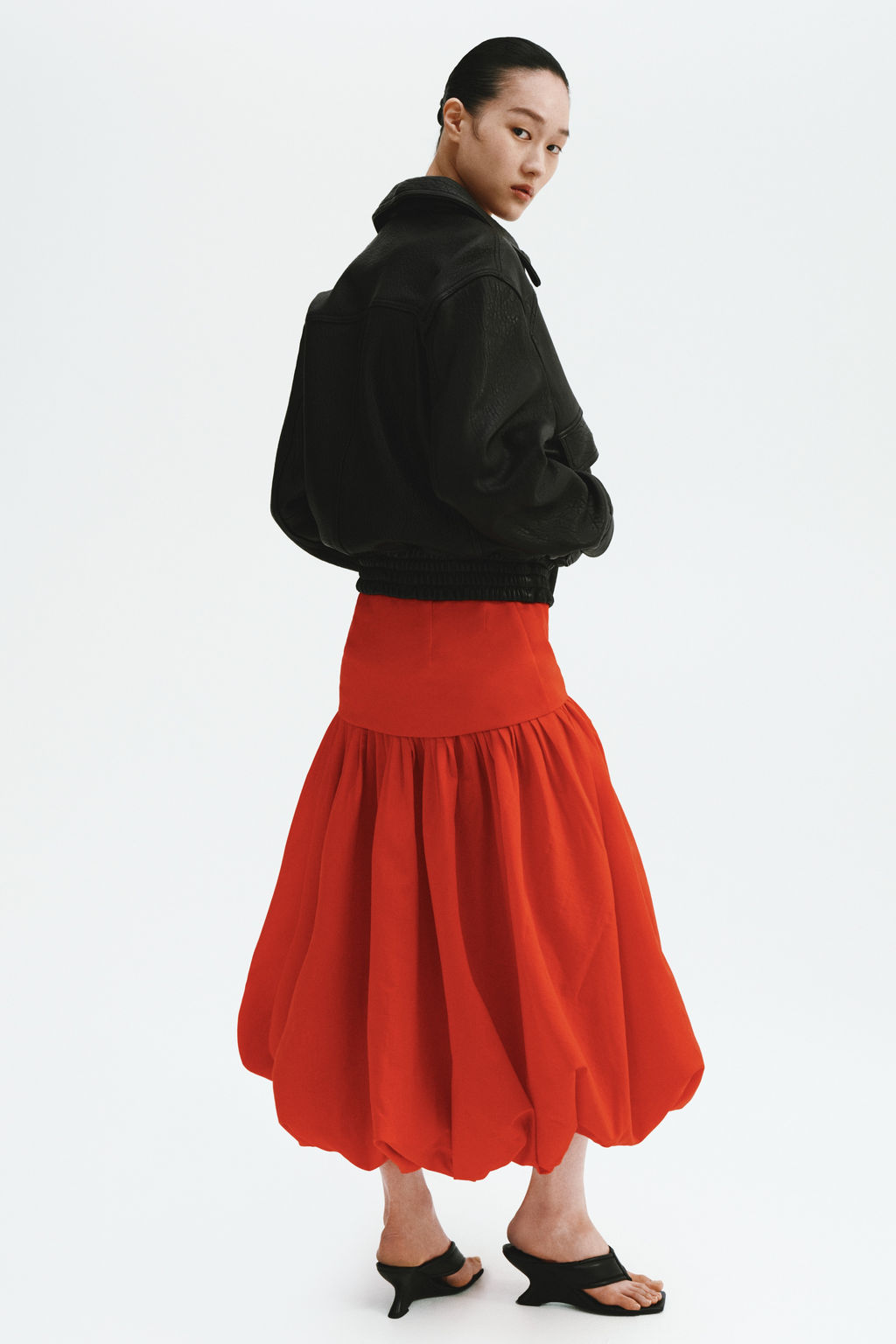 Falda globo de corte midi - H&m фото 6