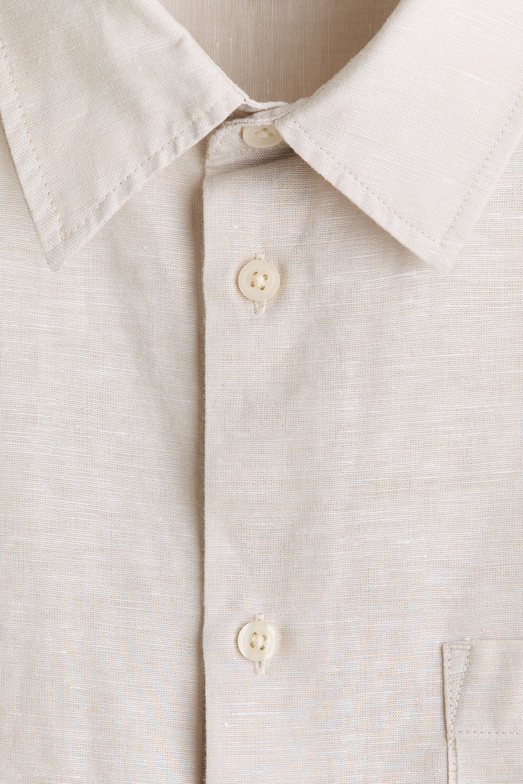 Camisa en mezcla de lino Relaxed Fit - H&m фото 14