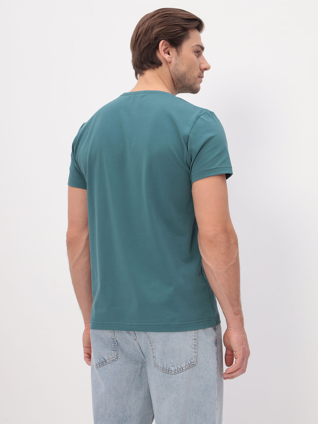 Футболка мужская короткий рукав GREG G145-KO-SA-S5124 (т.ментол)  фото 4