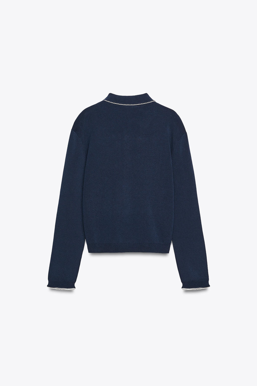 PETER PAN COLLAR KNIT CARDIGAN - Zara фото 7