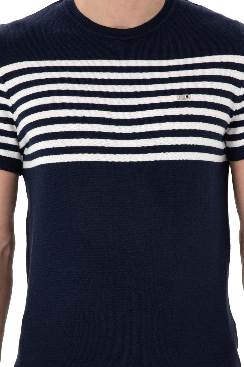 Erkek Slim Fit Bisiklet Yaka Lacivert Triko Ti__rt Sepette S_rpriz _ndirim - U.s. polo assn фото 13