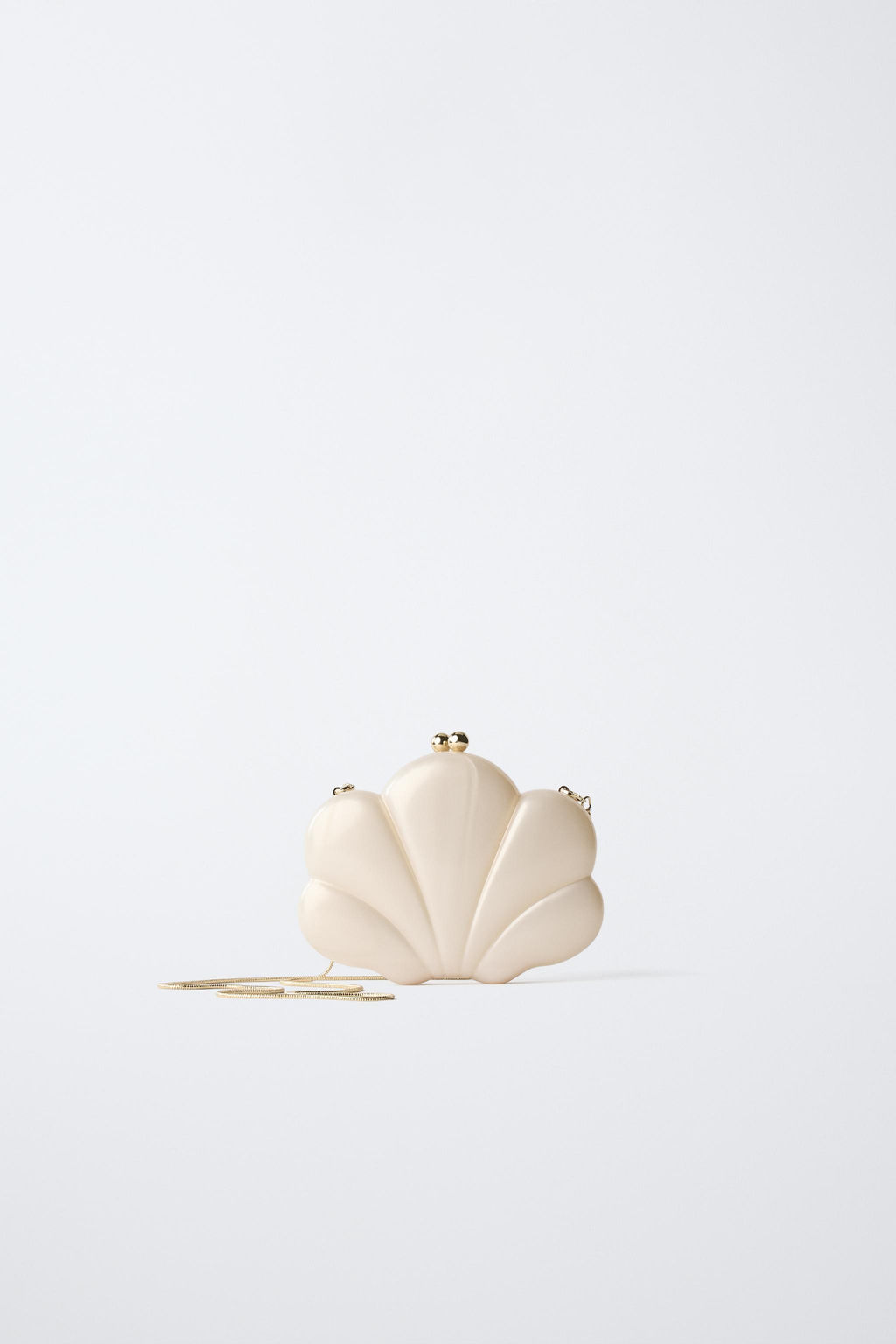 BOLSO FLOR / Blanco Crudo - Zara фото 5