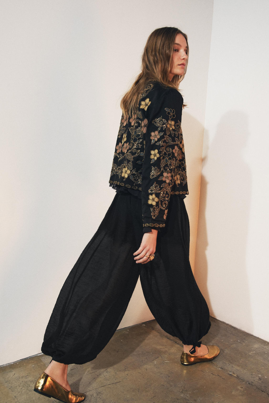 FLORAL EMBROIDERY JACKET ZW COLLECTION - Zara фото 2