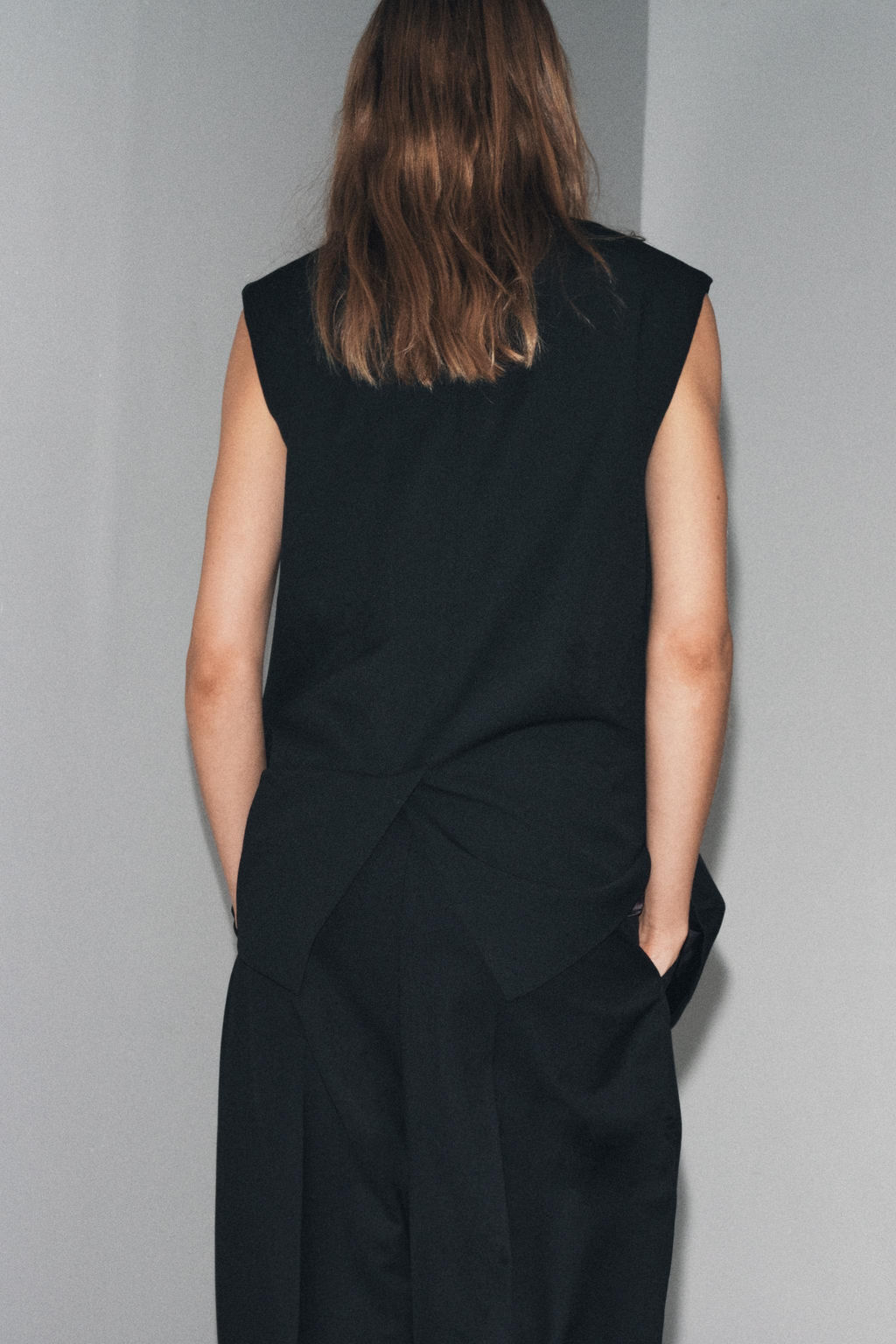 ZW COLLECTION OVERSIZE DOUBLE-BREASTED WAISTCOAT - Zara фото 4