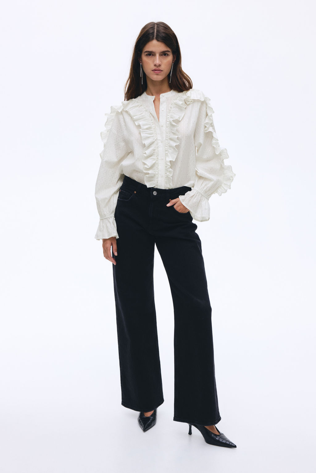 Blusa de volantes - H&m фото 2