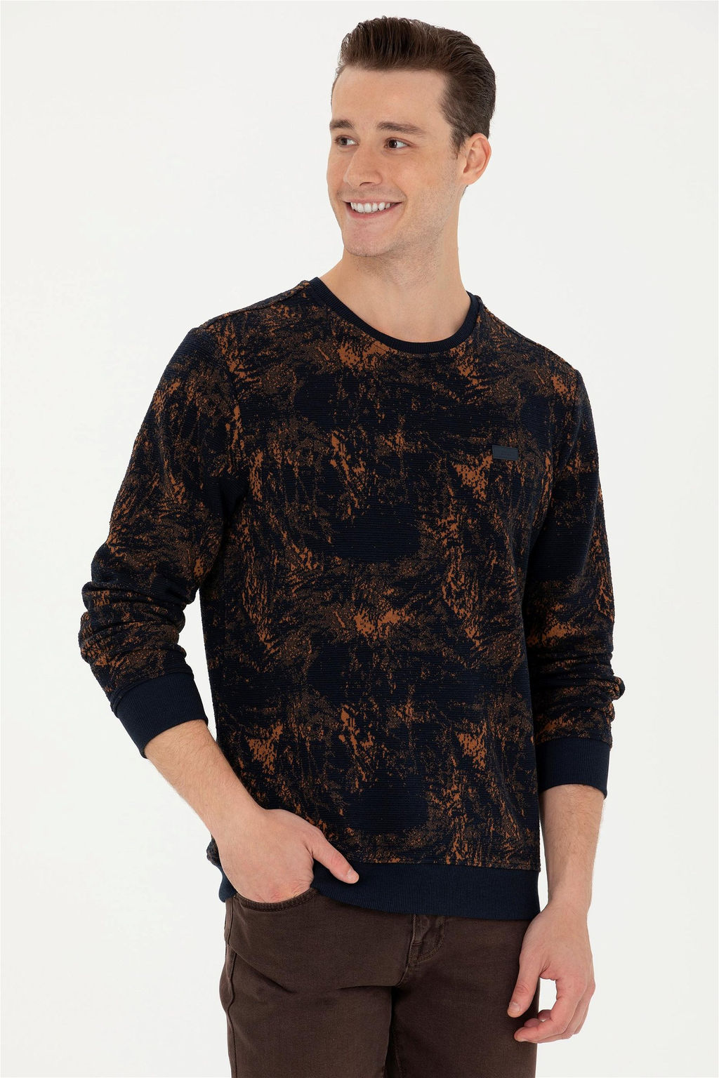 U. S. Polo Assn / Мужской темно-синий свитшот