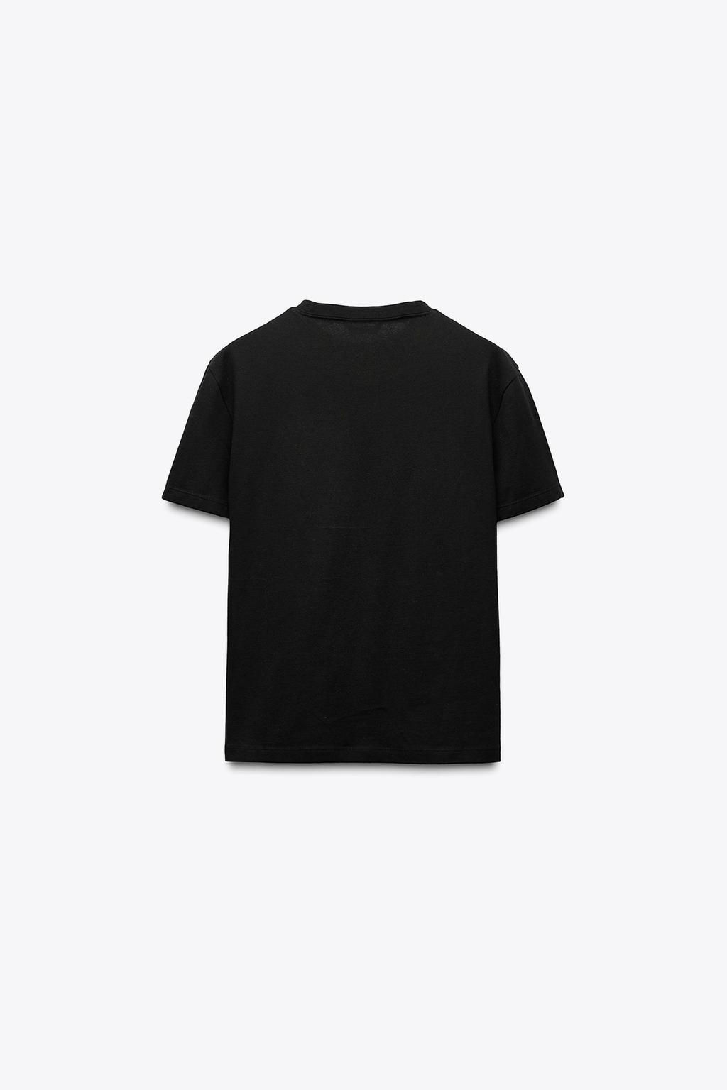 BASIC COTTON T-SHIRT - Zara фото 23