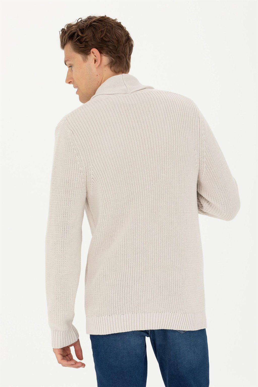 Мужской трикотажный кардиган с камнями - U.s. polo assn фото 5