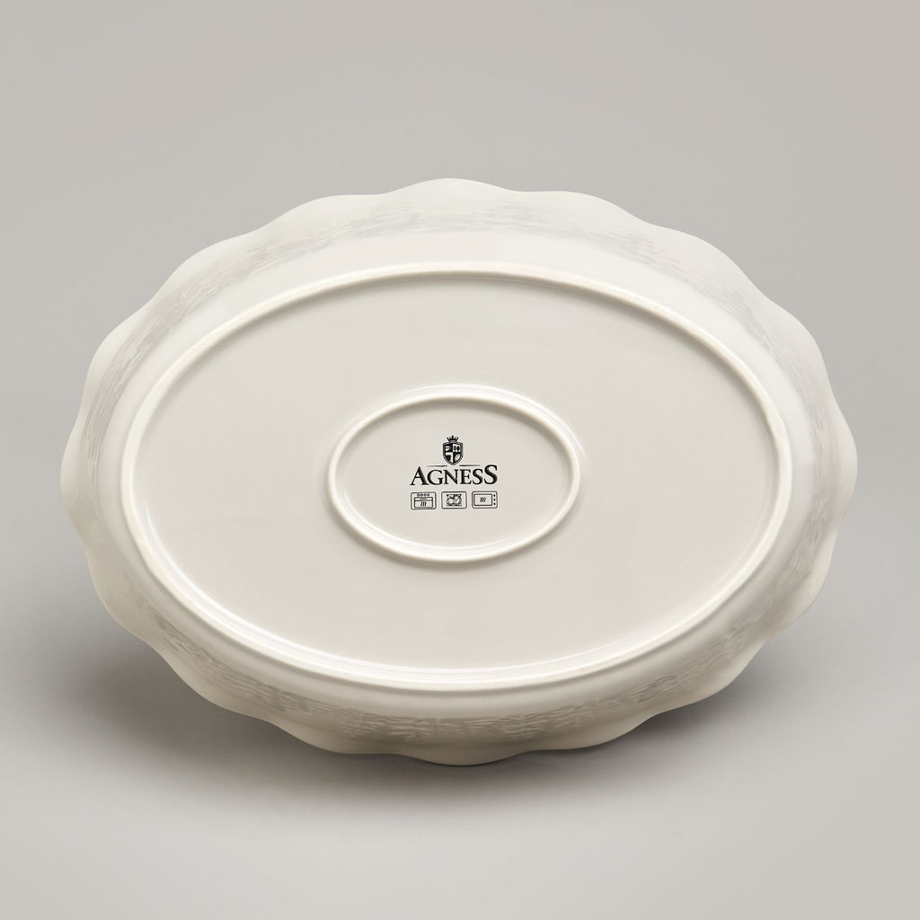 ФОРМА ДЛЯ ЗАПЕКАНИЯ С КРЫШКОЙ BEIGE 33*24*8/13СМ 2000 МЛ - Agness фото 5