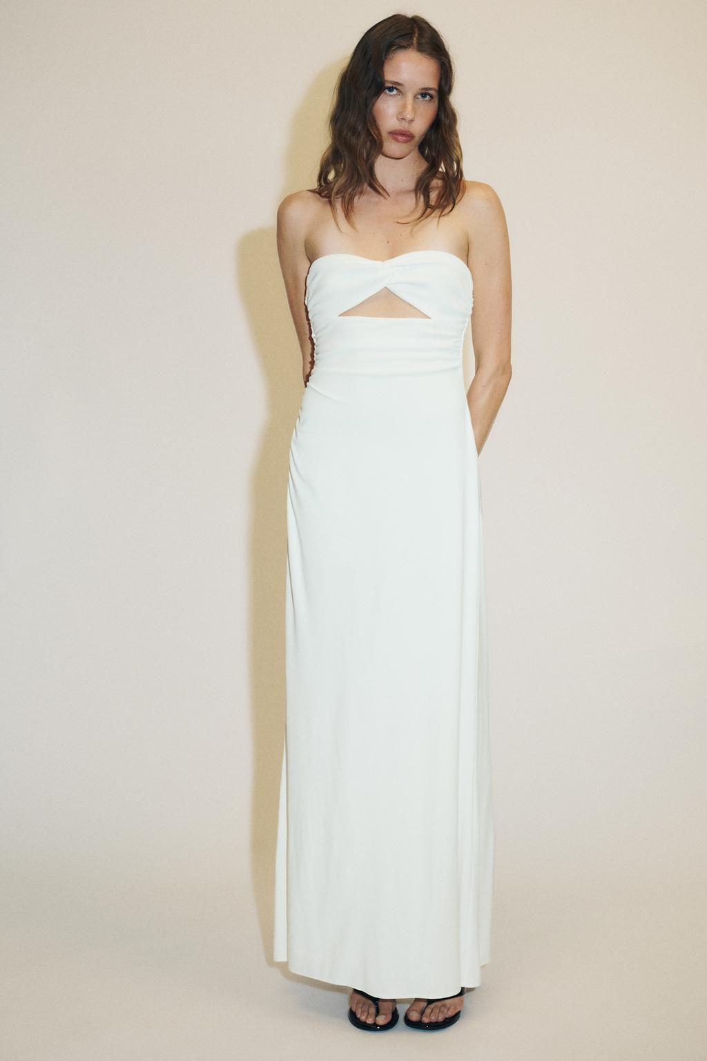 LONG CUT-OUT DRESS