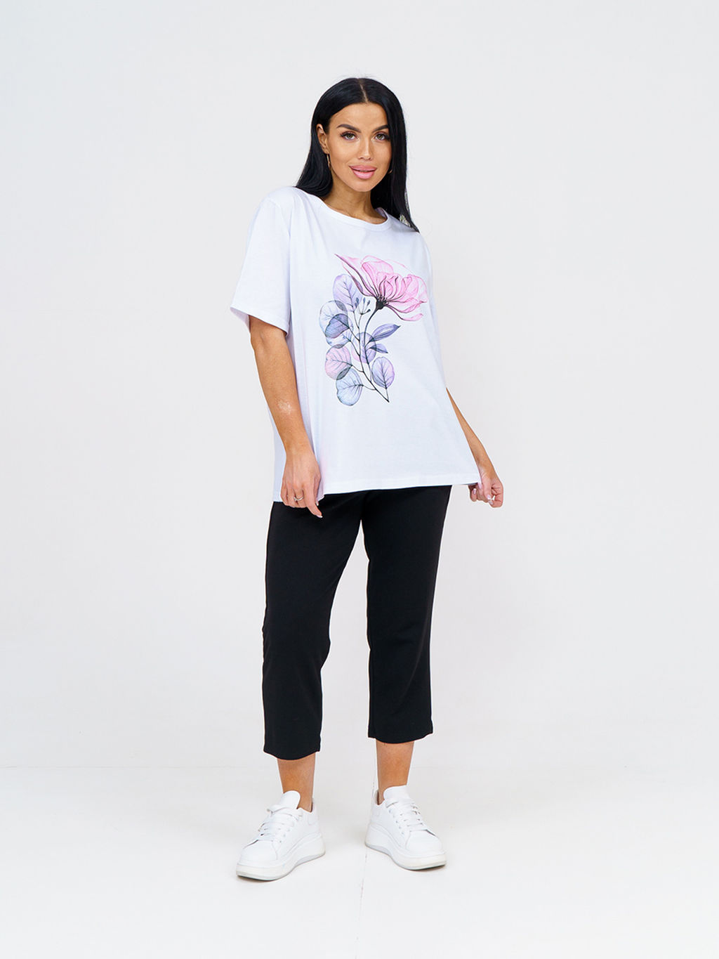 Футболка женская, цвет белый