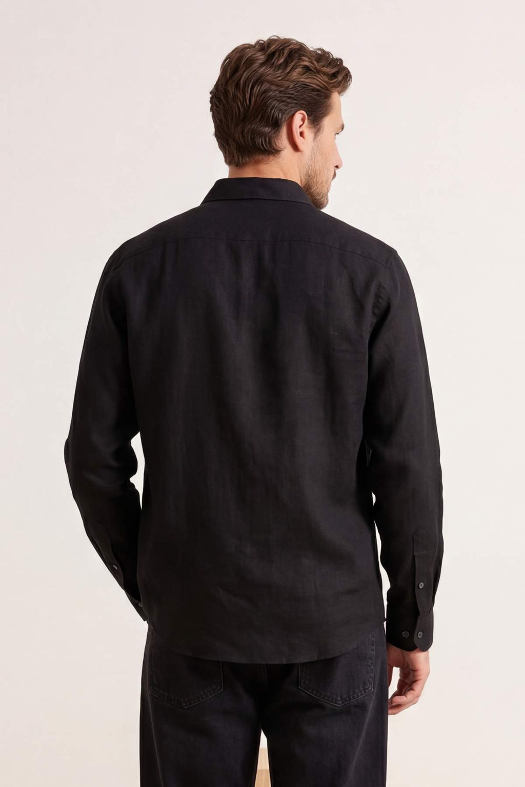 Lacivert Regular Erkek Gomlek TMNSS26GO00008 - Trendyolmilla фото 9