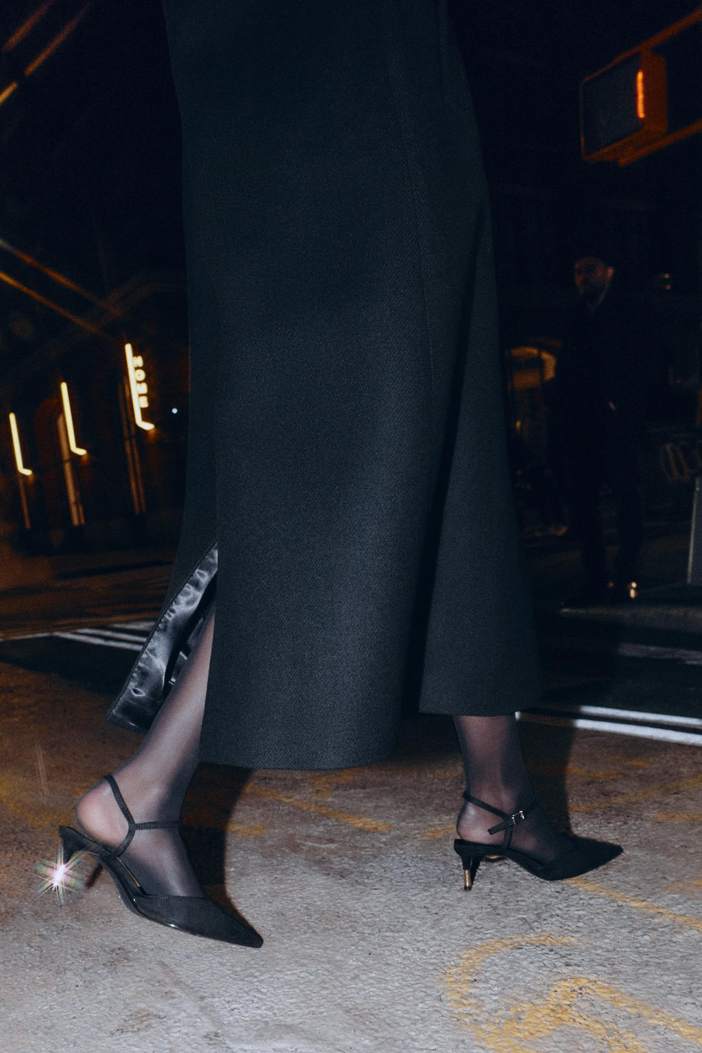 HEELED SLINGBACK SHOES