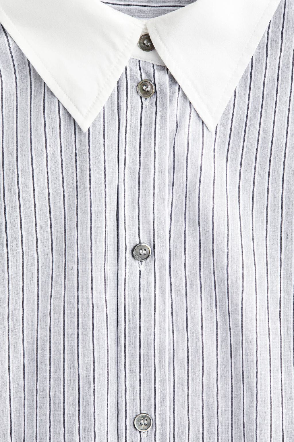 Camisa oversize de popelina - H&m фото 4