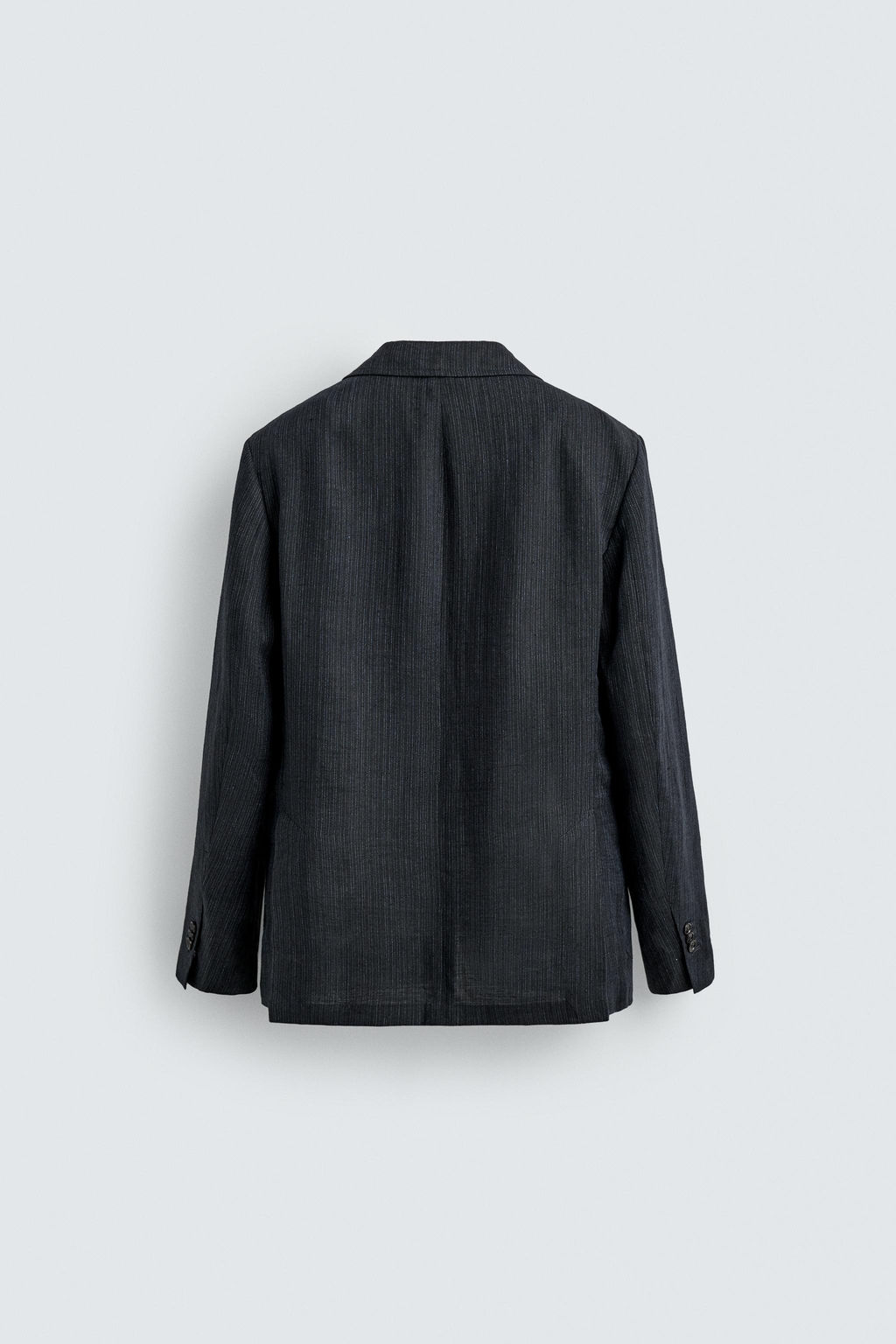 BLAZER RAYAS 100% LINO / ?ndigo - Zara фото 7