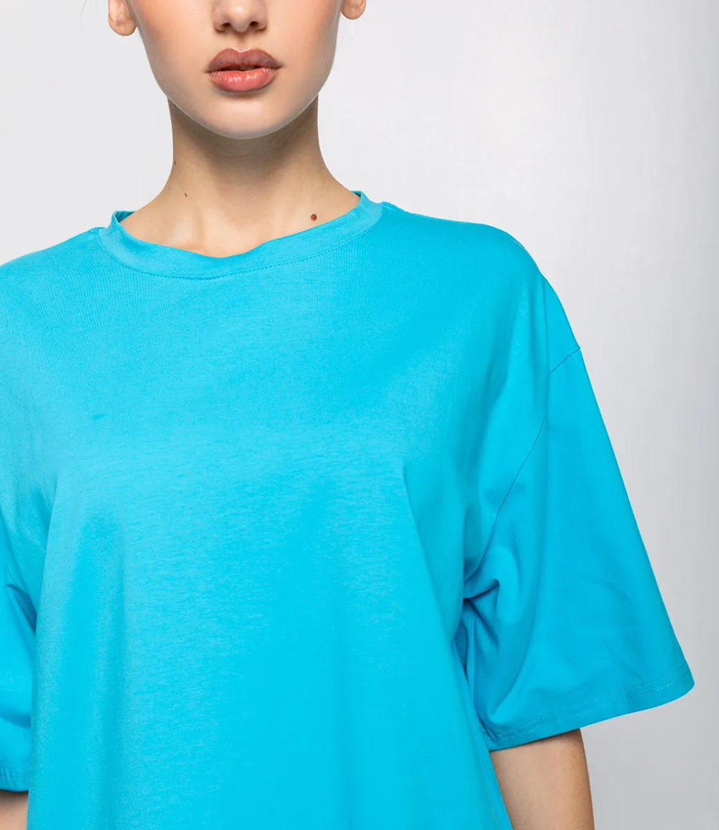 Футболка #ОКТ1655-1, голубой