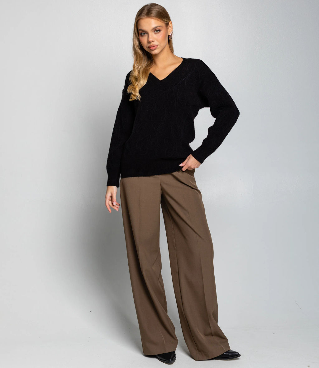 Джемпер #КТ828 (7), чёрный