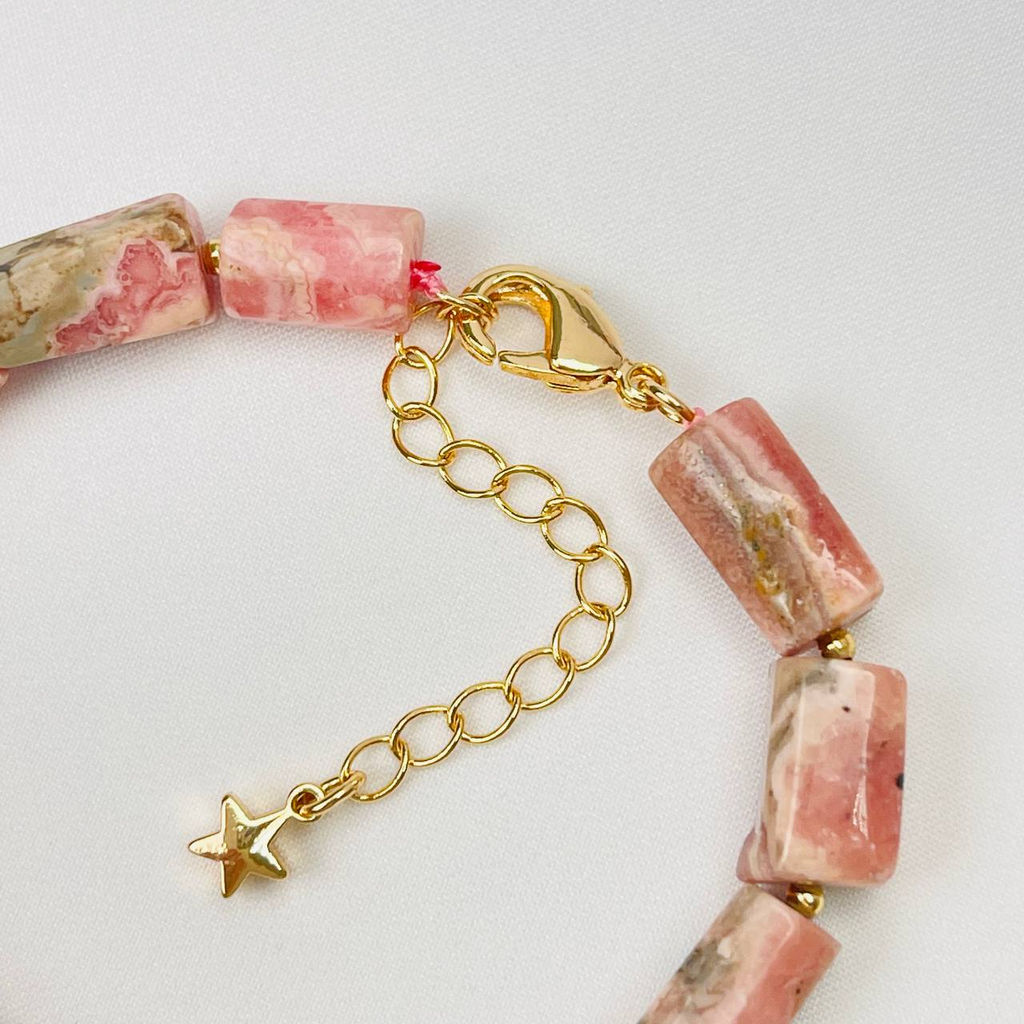 Браслет из Родохрозита - Радуга самоцветов фото 4