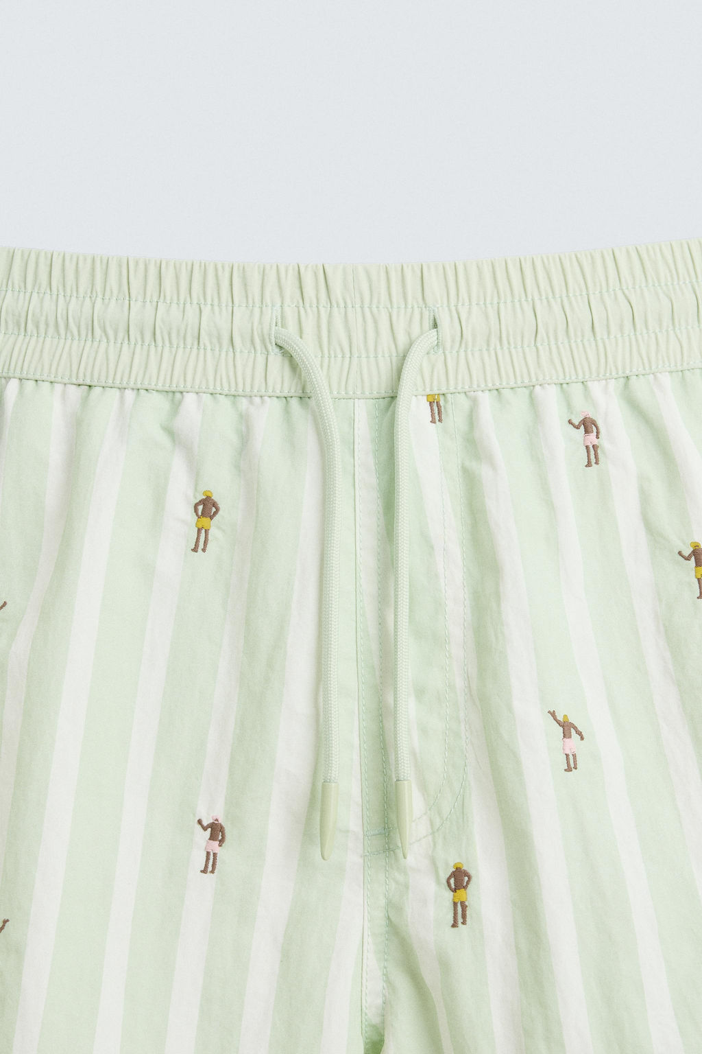 EMBROIDERED MID-LENGTH SWIMMING TRUNKS - Zara фото 8