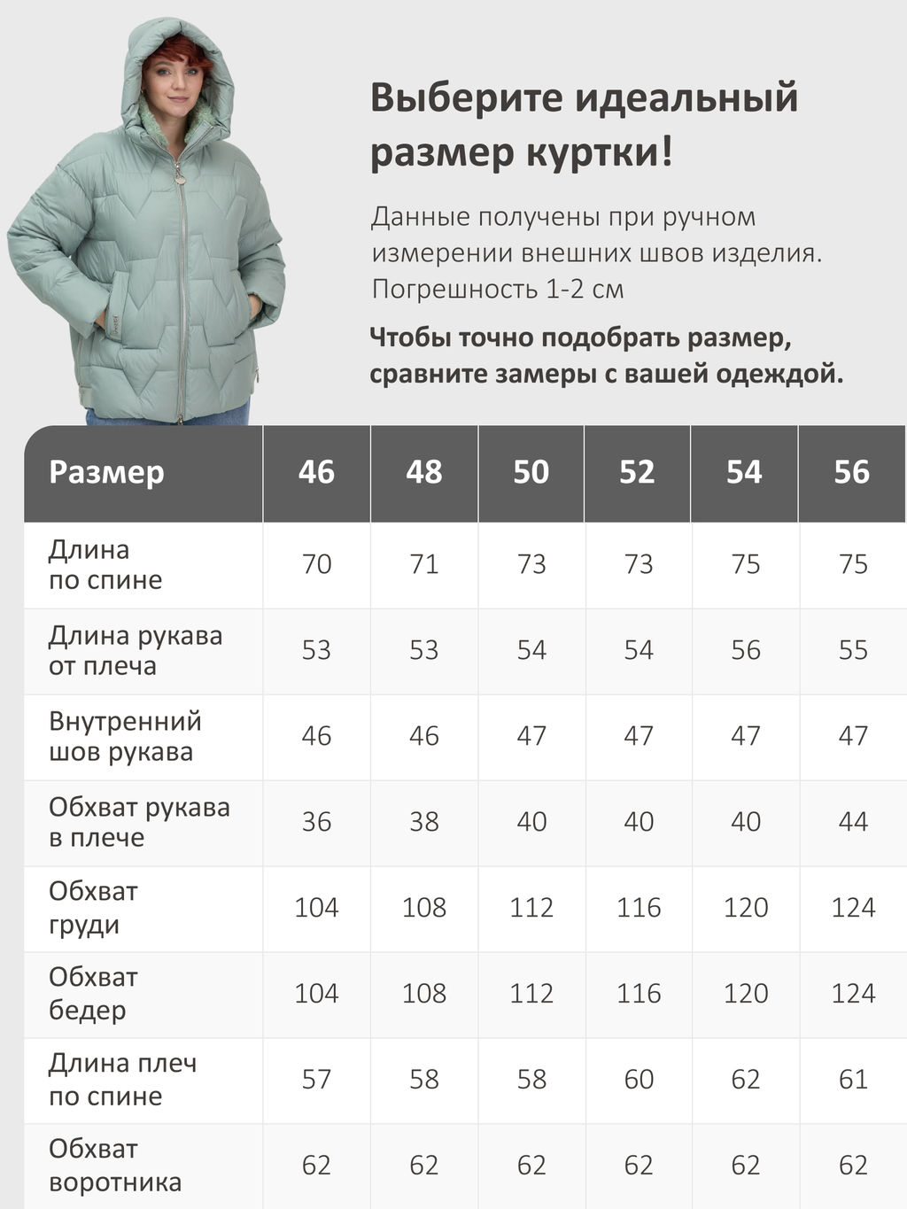 Куртка зимняя женская из овчина стильная и модная зеленого цвета 7309Z - Visdeer фото 22