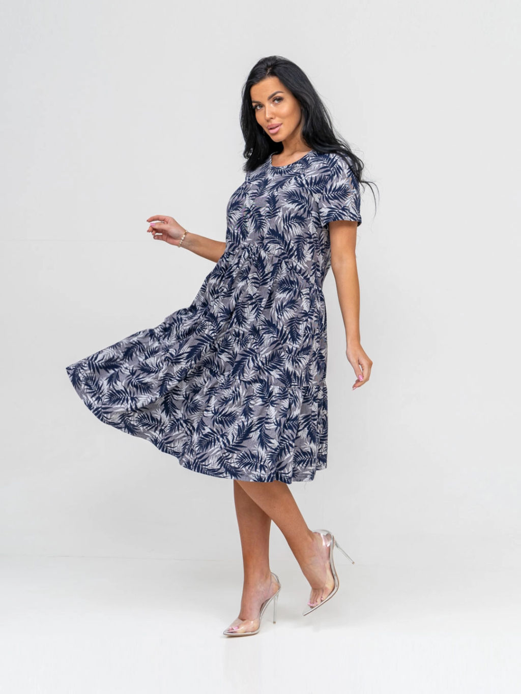 Платье женское, цвет синий