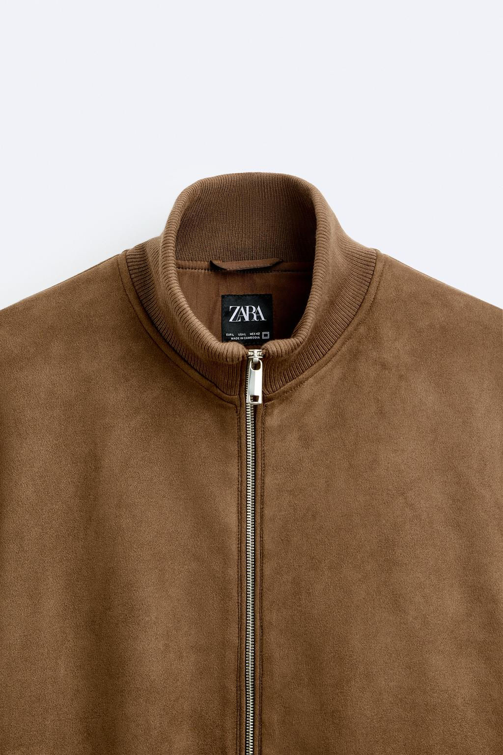 FAUX SUEDE JACKET - Zara фото 11