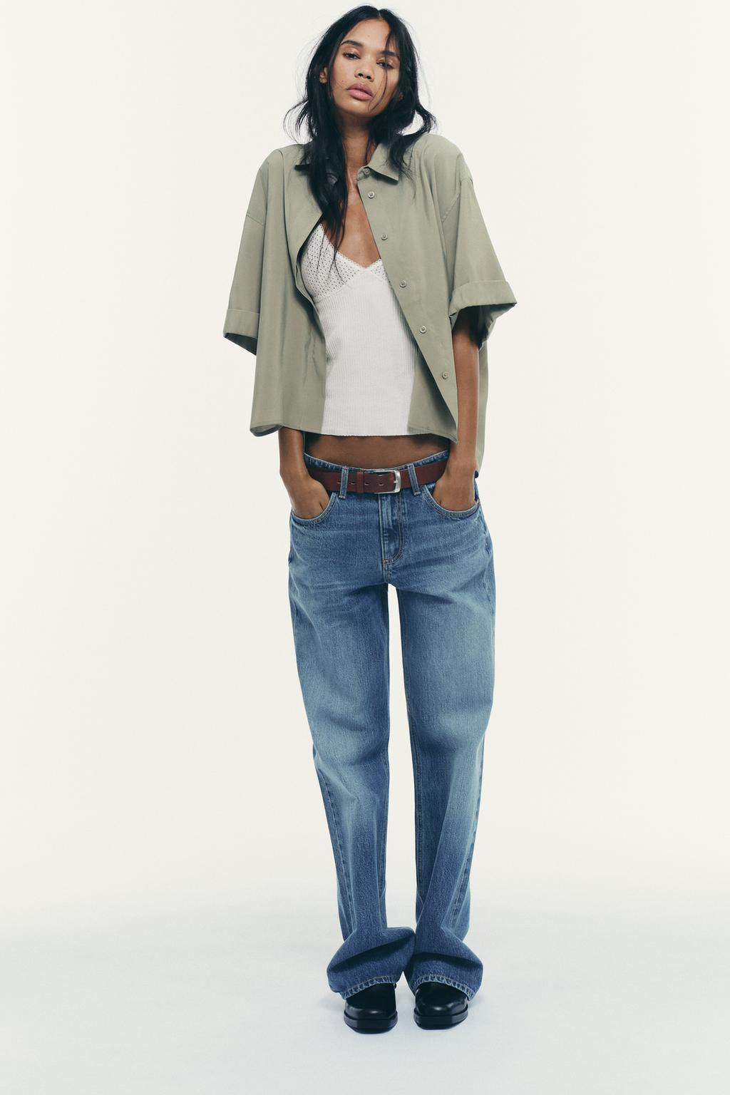 SHORT SLEEVE FLOWING SHIRT