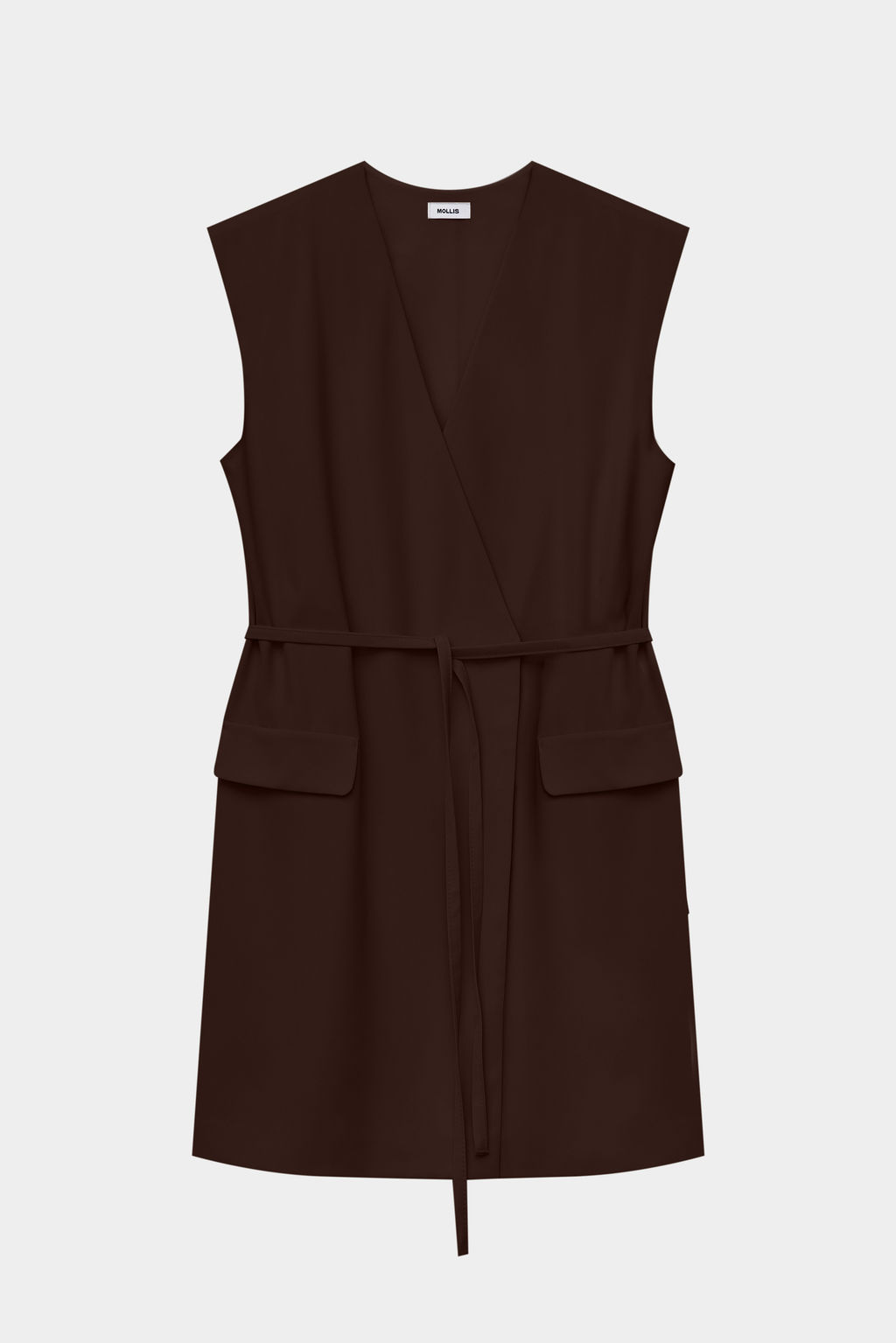 Платье-жилет с тонким поясом - Mollis фото 6