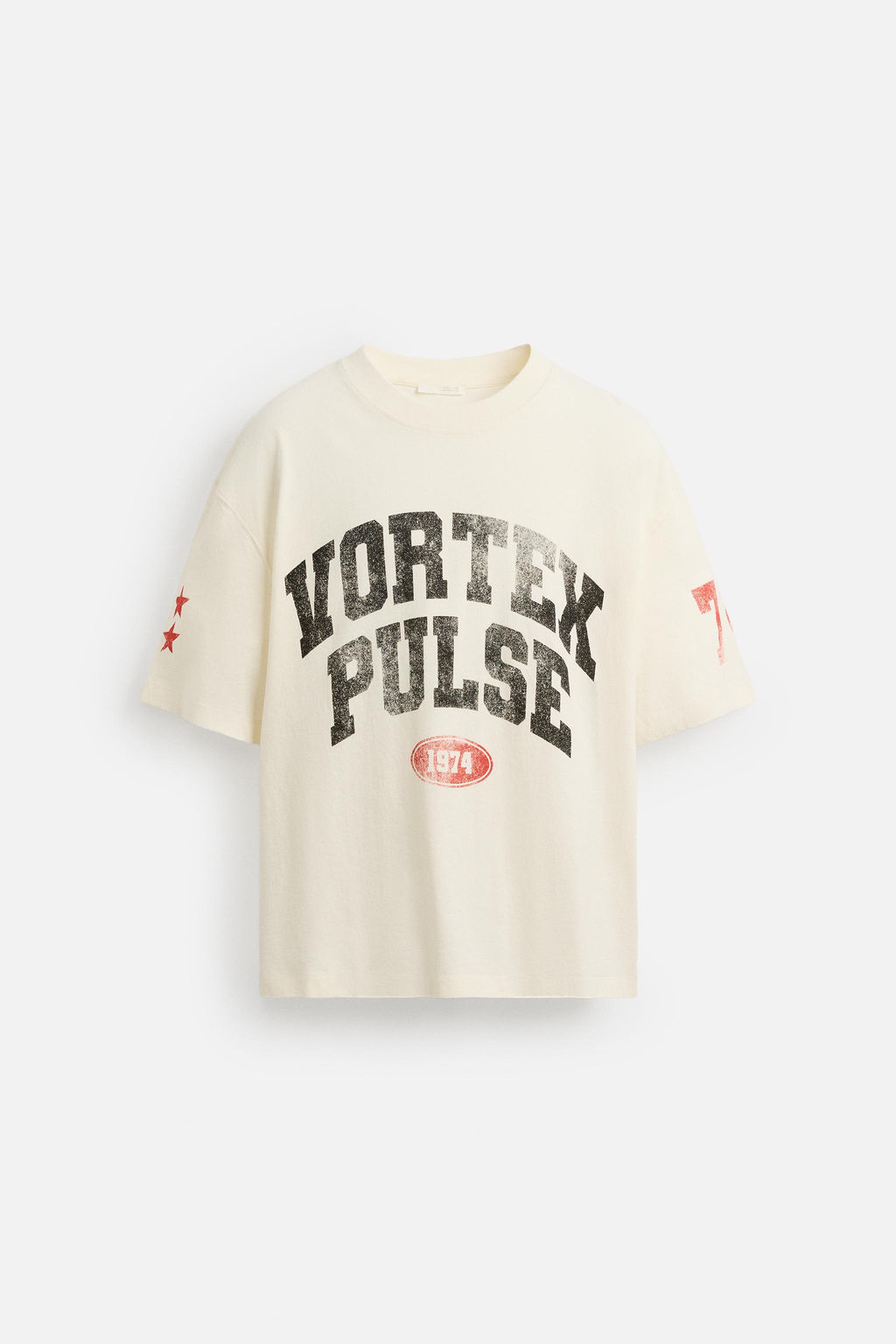WASHED PRINT T-SHIRT - Zara фото 7