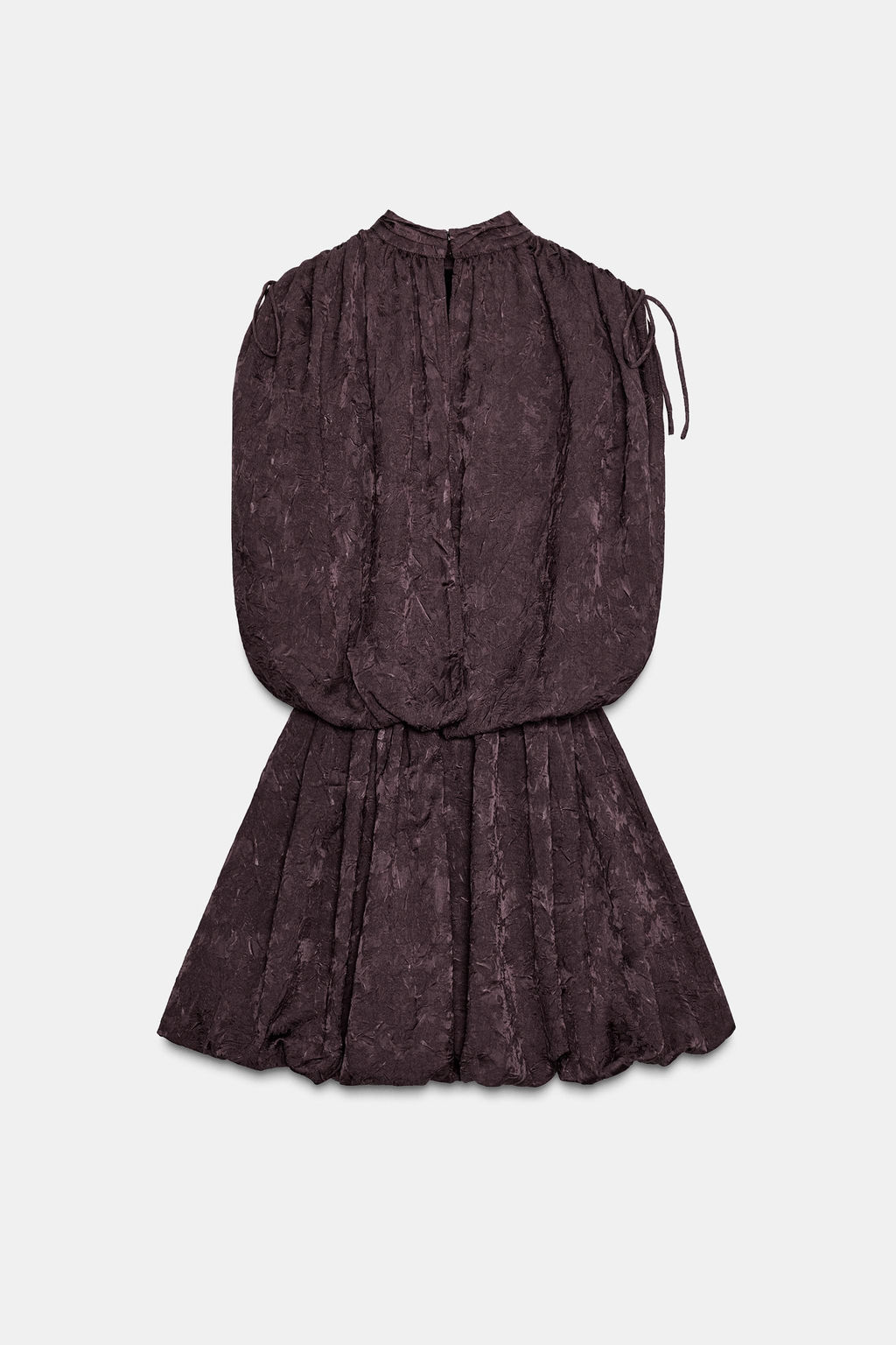 JACQUARD VOLUMINOUS MINI DRESS - Zara фото 7