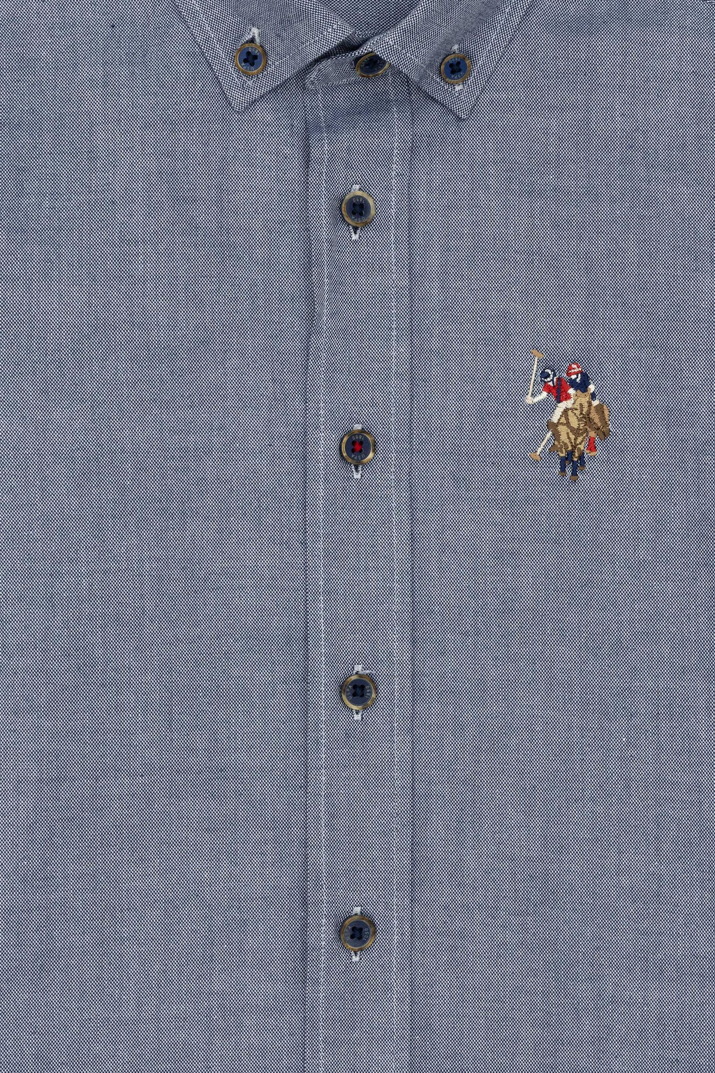 Erkek _ocuk Lacivert Melanj Uzun Kollu Basic G_mlek - U.s. polo assn фото 3