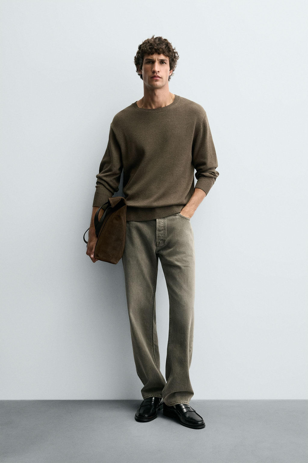 TWISTED YARN TEXTURED SWEATER