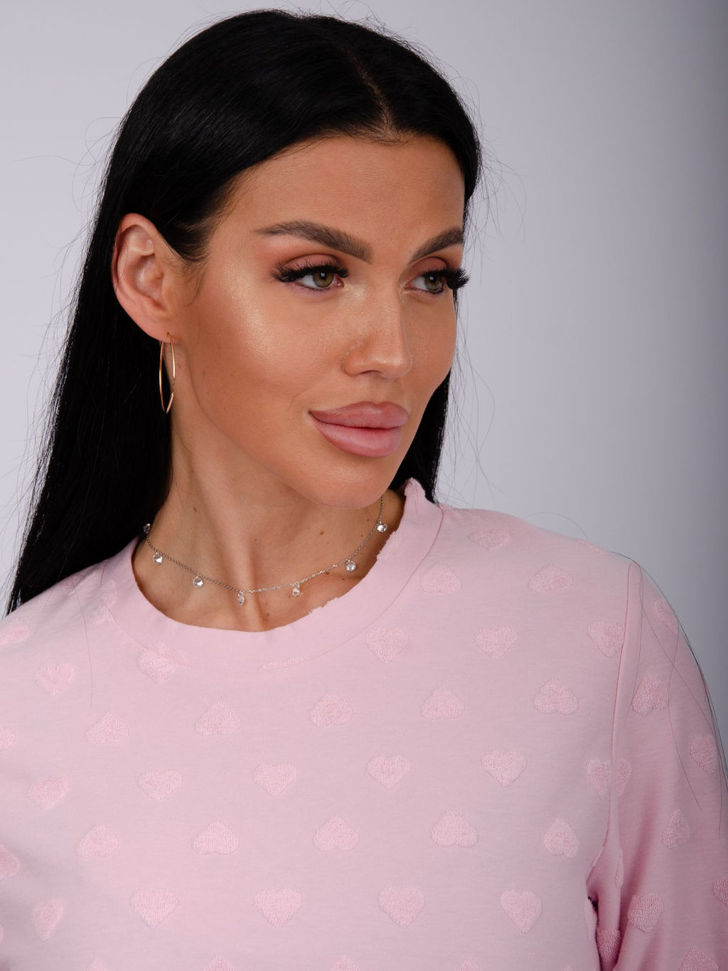 Пижама "Лёгкость 2" розовая, махра