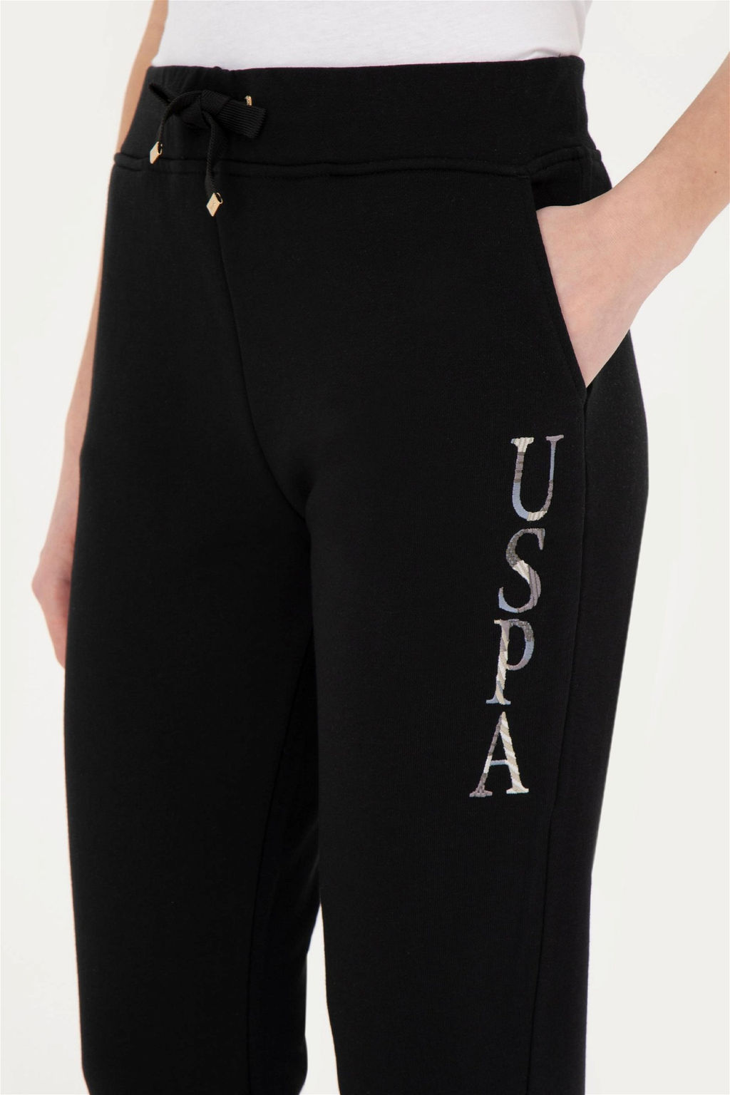 Женские черные спортивные штаны - U.s. polo assn фото 5